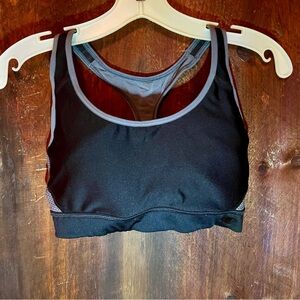 Champion Black and Gray Sports Bra